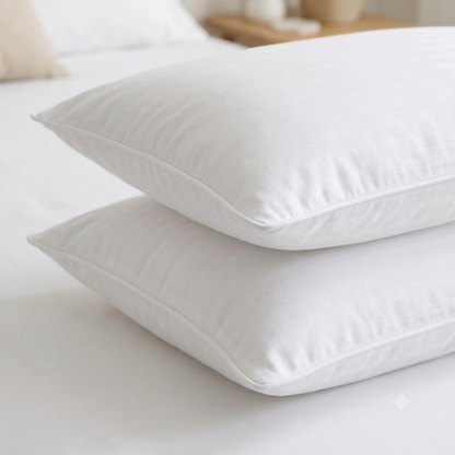 Luxury White Microfibre Fitted Sheet Set with 2 Pillowcases