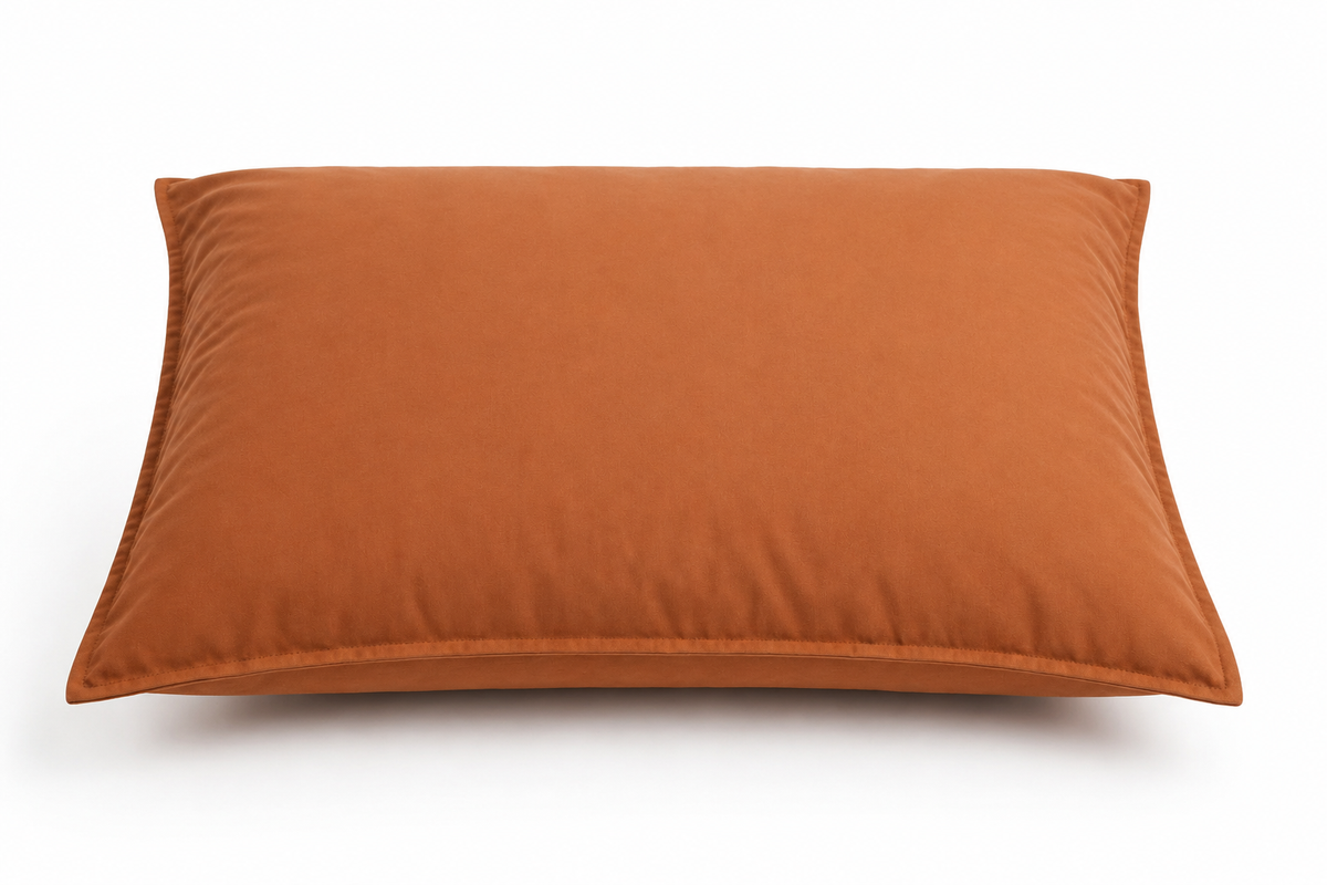 Luxury Terracotta Microfibre Pillow Covers Set of 2 | Ultra Soft Breathable Pillowcases