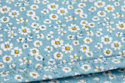Luxury Blue Floral Quilt Cover Set
