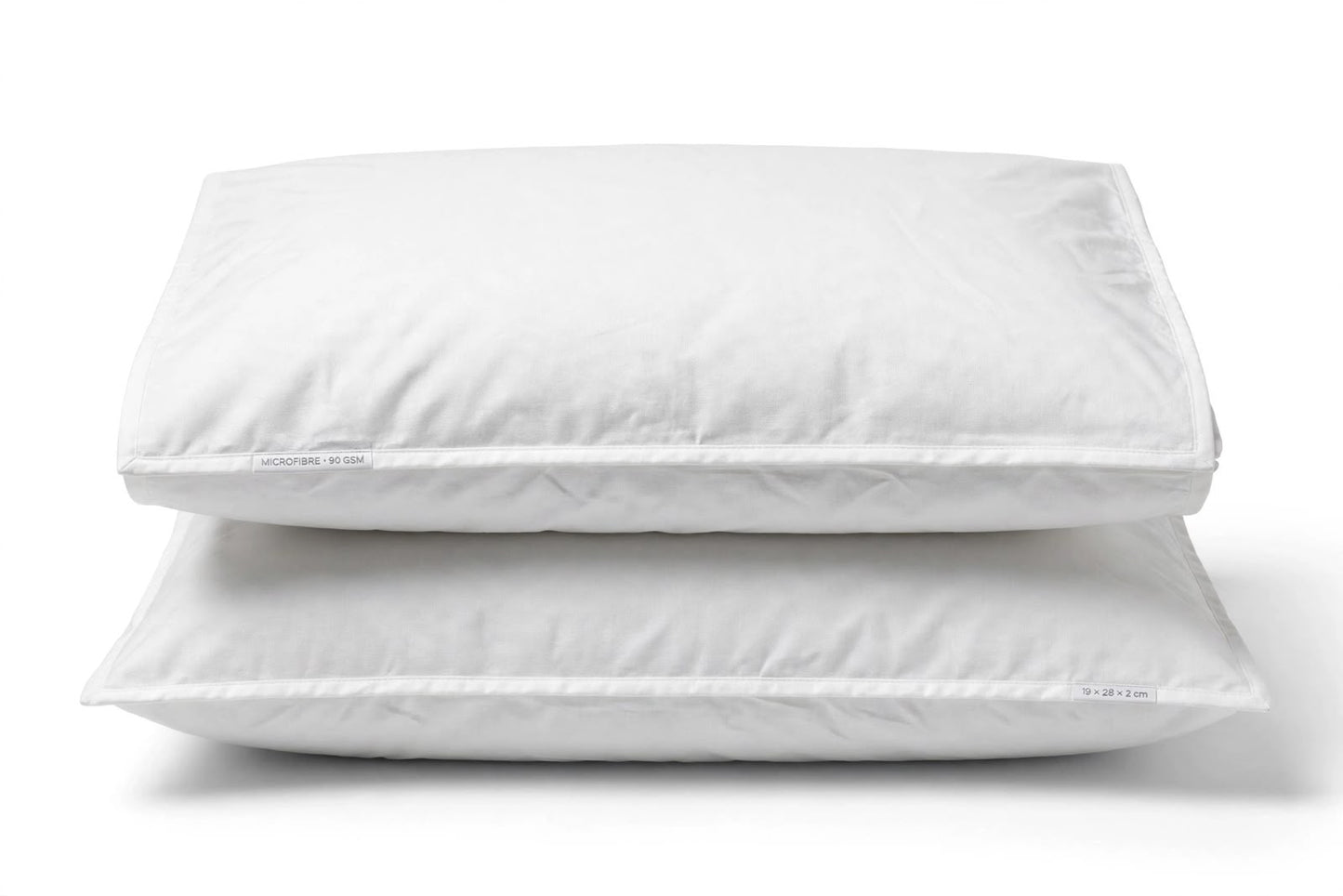 Premium Microfibre Pillow Covers – Set of 2 | Soft, Breathable & Hidden Zip Closure