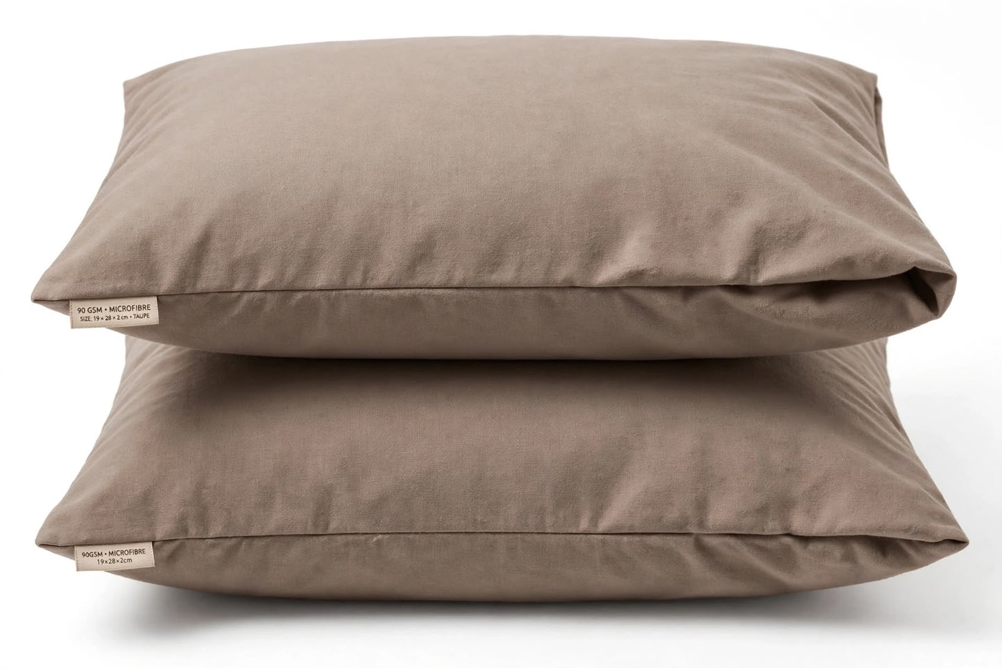Premium Microfibre Pillow Covers – Set of 2 | Soft, Breathable & Hidden Zip Closure
