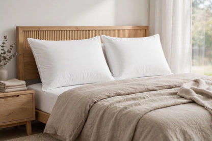 Premium Microfibre Pillow Covers – Set of 2 | Soft, Breathable & Hidden Zip Closure