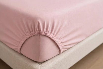 Premium Pink Deep Pocket Fitted Sheet – Ultra Soft Microfibre Bedding